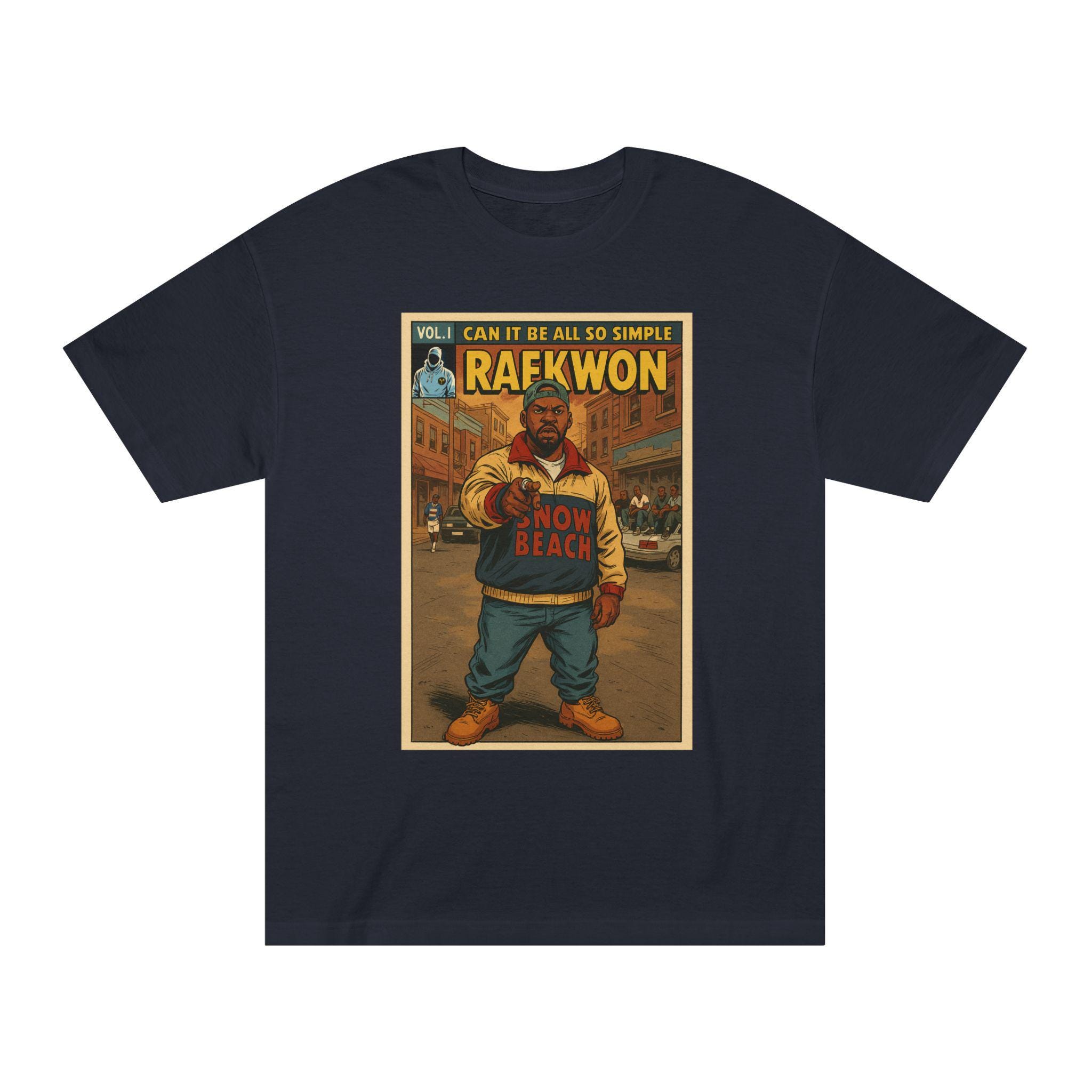 Raekwon Can it be so Simple Retro Rap T-Shirt, Hip Hop Classic Tee, Music Lover Gift, Vintage Style Unisex Tee, Streetwear, 90's Hip Hop