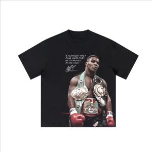 Iron Mike Tyson Boxing T-Shirt – Retro Champion Graphic Tee | 90s Boxing Legend Shirt | Vintage Fight Fan Apparel