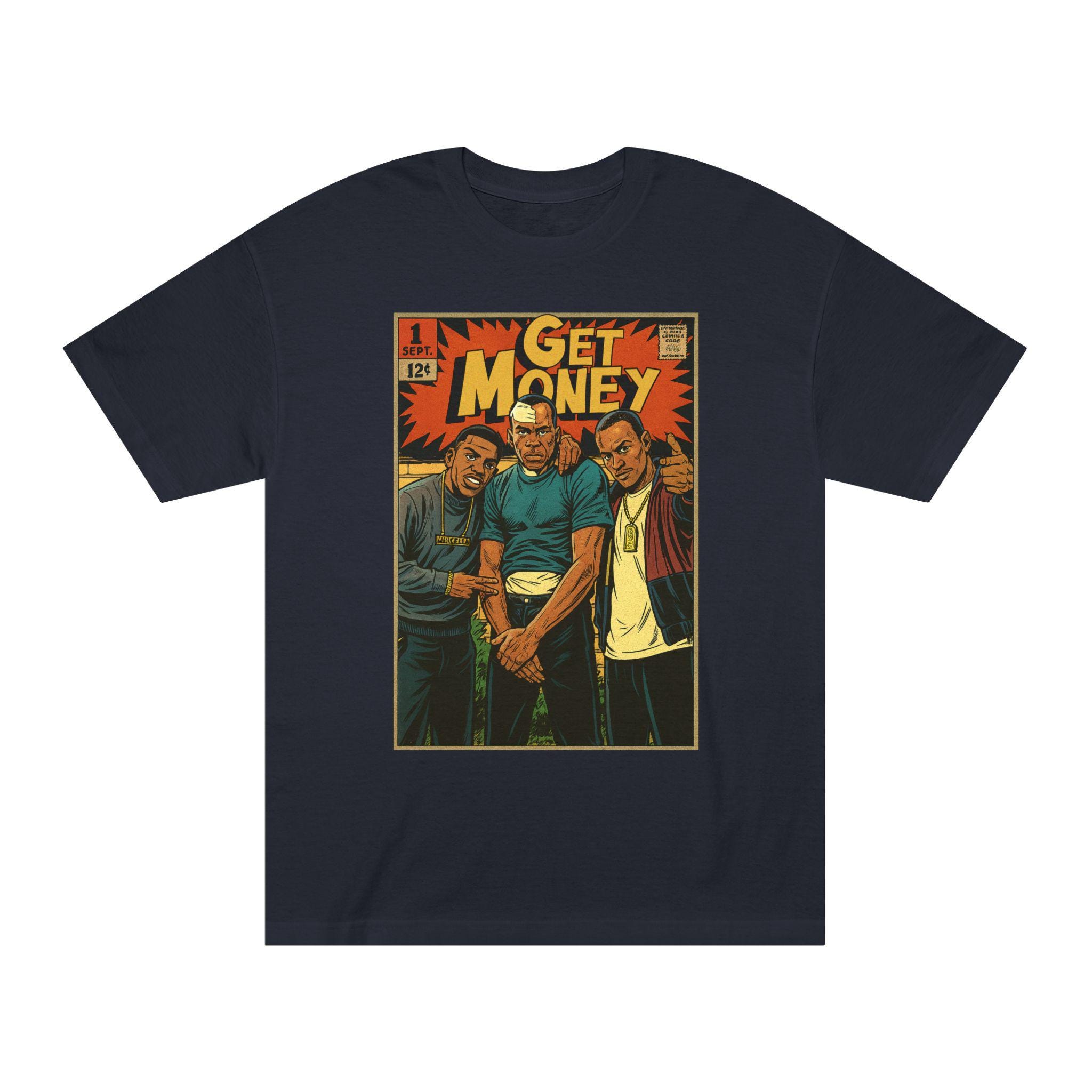 Paid in Full Inspired, Get Money Comic Tee, 90s Hip-Hop T-Shirt, Retro Graphic Tee, Unisex Casual Top, Comic Lovers, Streetwear Style