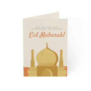 Carte de voeux Eid Mubarak - Cartes bien pensées pour les célébrations de l'Aïd, les fêtes musulmanes, les souhaits spirituels