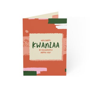 Biglietto d'auguri per il Kwanzaa, festeggia con la persona cara incarcerata, perfetto per le festività, le celebrazioni invernali e gli eventi familiari.