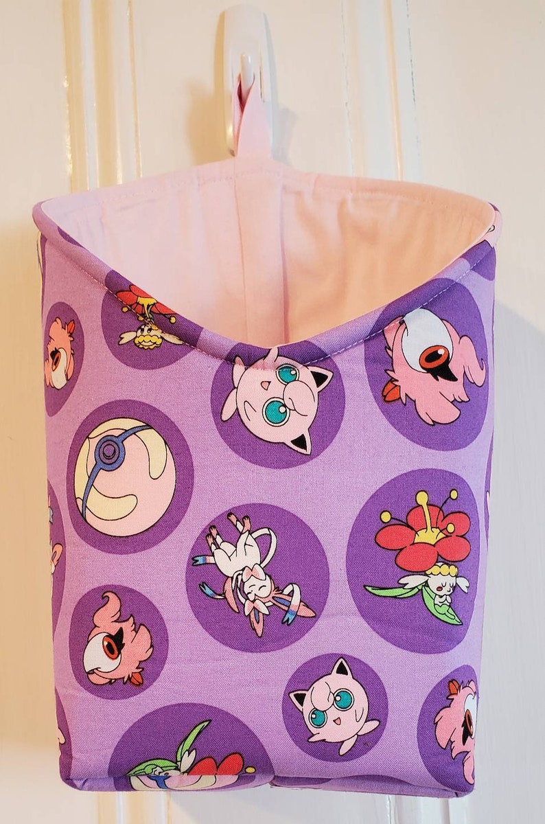 Lined Fabric Storage Bins Etsy