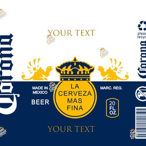 20oz Crown Extra Design-Vorlagenfolie