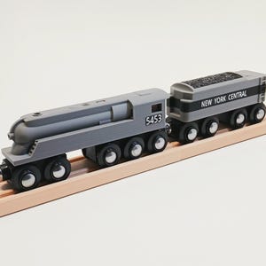 3D Printed New York Central Hudson Locomotive and Tender. - Etsy