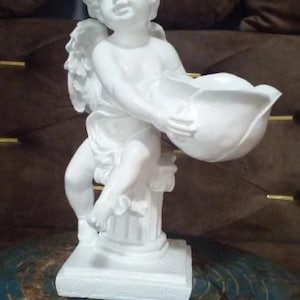 Resin Cupid Statue Eros Angel Figurine – 30 cm Romantic Cherub Home Decor Gift