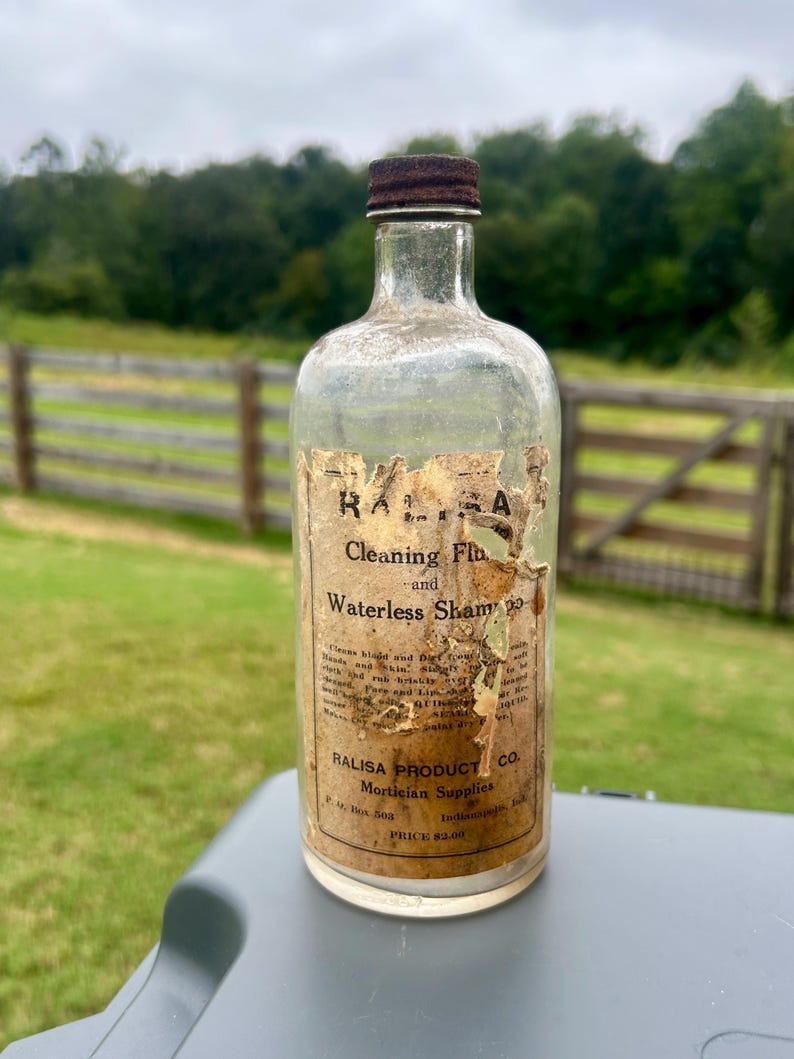 Vintage RALISA Waterless Shampoo Bottle