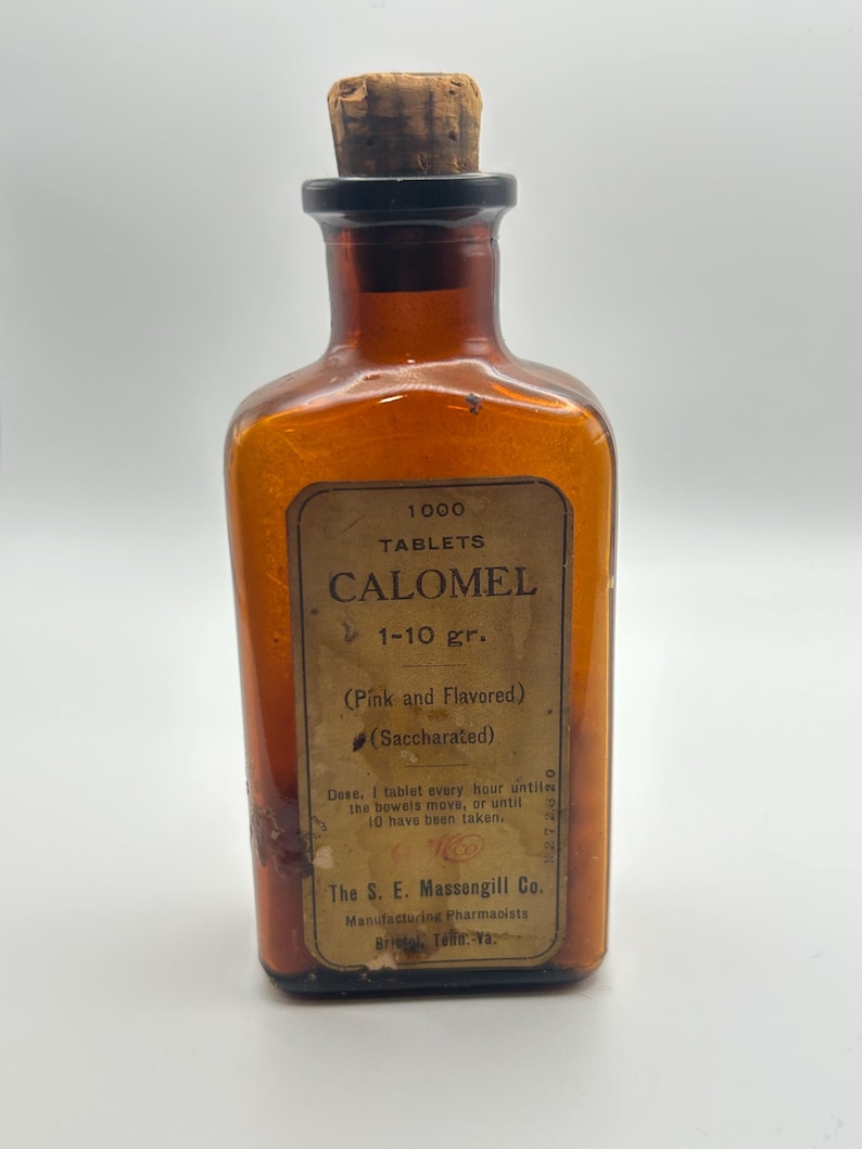S.E. Massengill Calomel Tablets Bottle