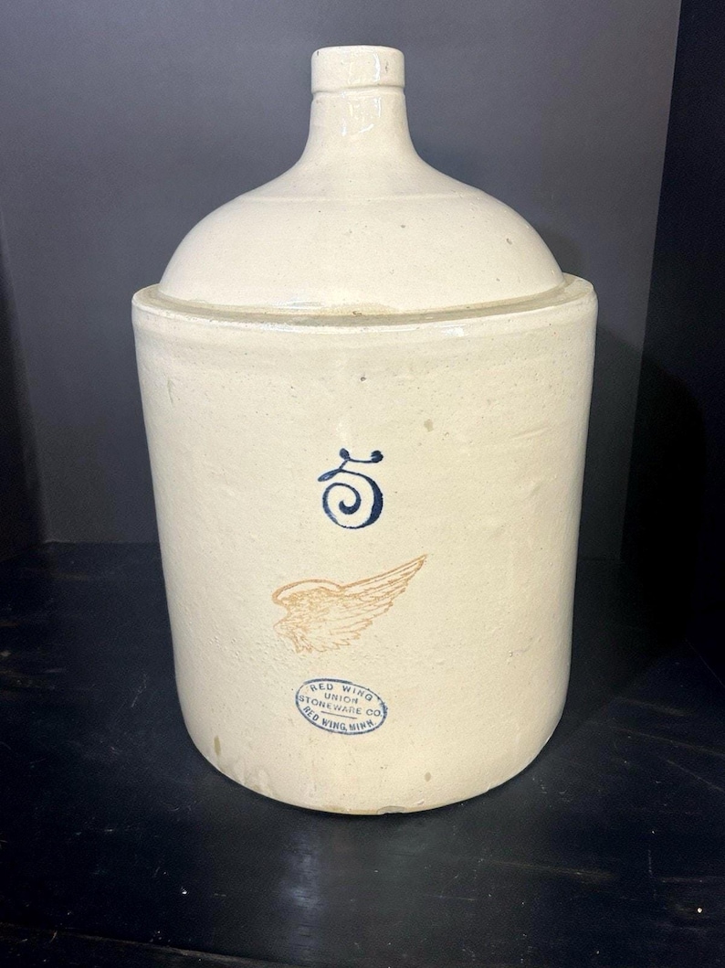 Red Wing 5-Gallon Stoneware Shoulder Jug