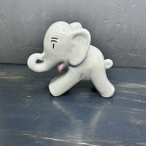 Very Rare Hull Pottery 2010 Commemorative “Gray Elephant” . Only 225 were Made! Hull Pottery Association. MCM.