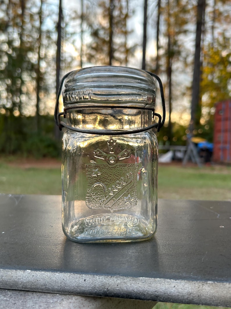 Antique Canadian Queen Wire-Bail Fruit Jar