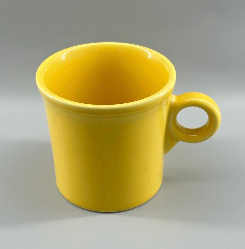 Vintage Fiesta Yellow Coffee Mug