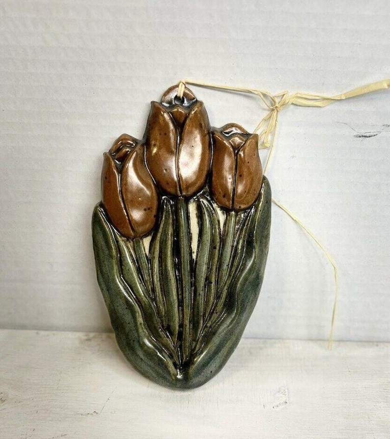 Vintage Pella Iowa Wall Pocket Vase