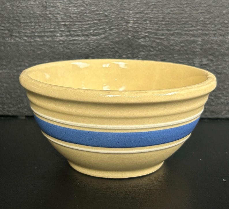 Watt Pottery #5 Yellowware Mixing Bowl