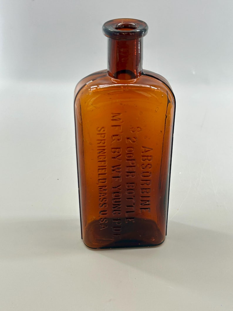 Antique Absorbine Veterinary Liniment Bottle