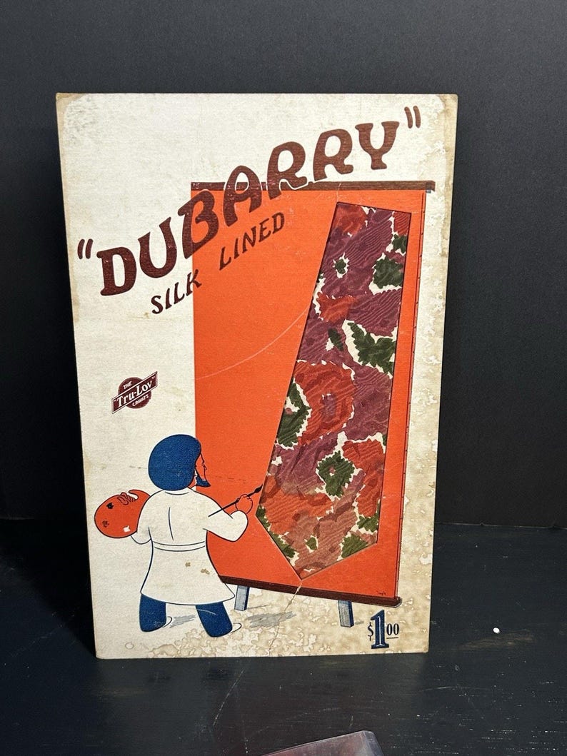 1940s Tru-Lov Cravats Advertising Display