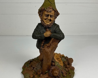 Franklin Gnome Statue- Tom Clark Gnome Collecting Acorns