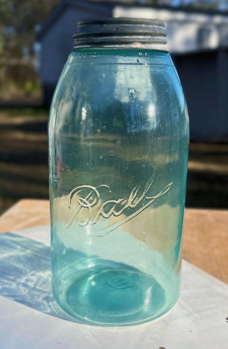 Antique Ball Triple-L Half Gallon Mason Jar