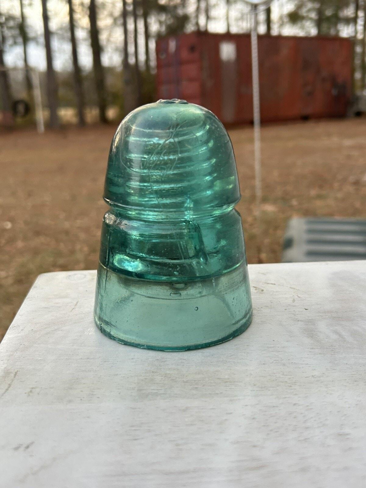 Hemingray 14 Antique Hemingray H.g.co Aqua Blue-green Beehive Insulator Excellent ...