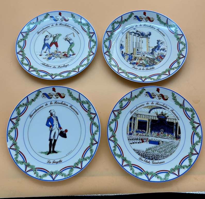 French Revolution Bicentennial Plate Set