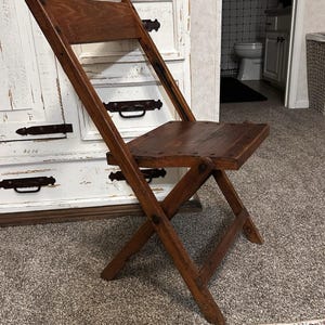 Antique wooden folding chair - Etsy 日本