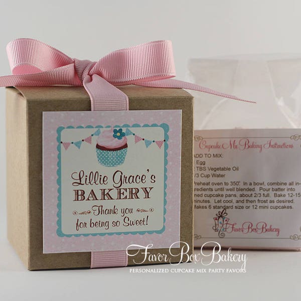 Cupcake Mix Favors Etsy