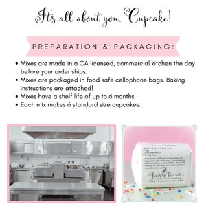 a flyer for preparation and packaging with a picture of a kitchen