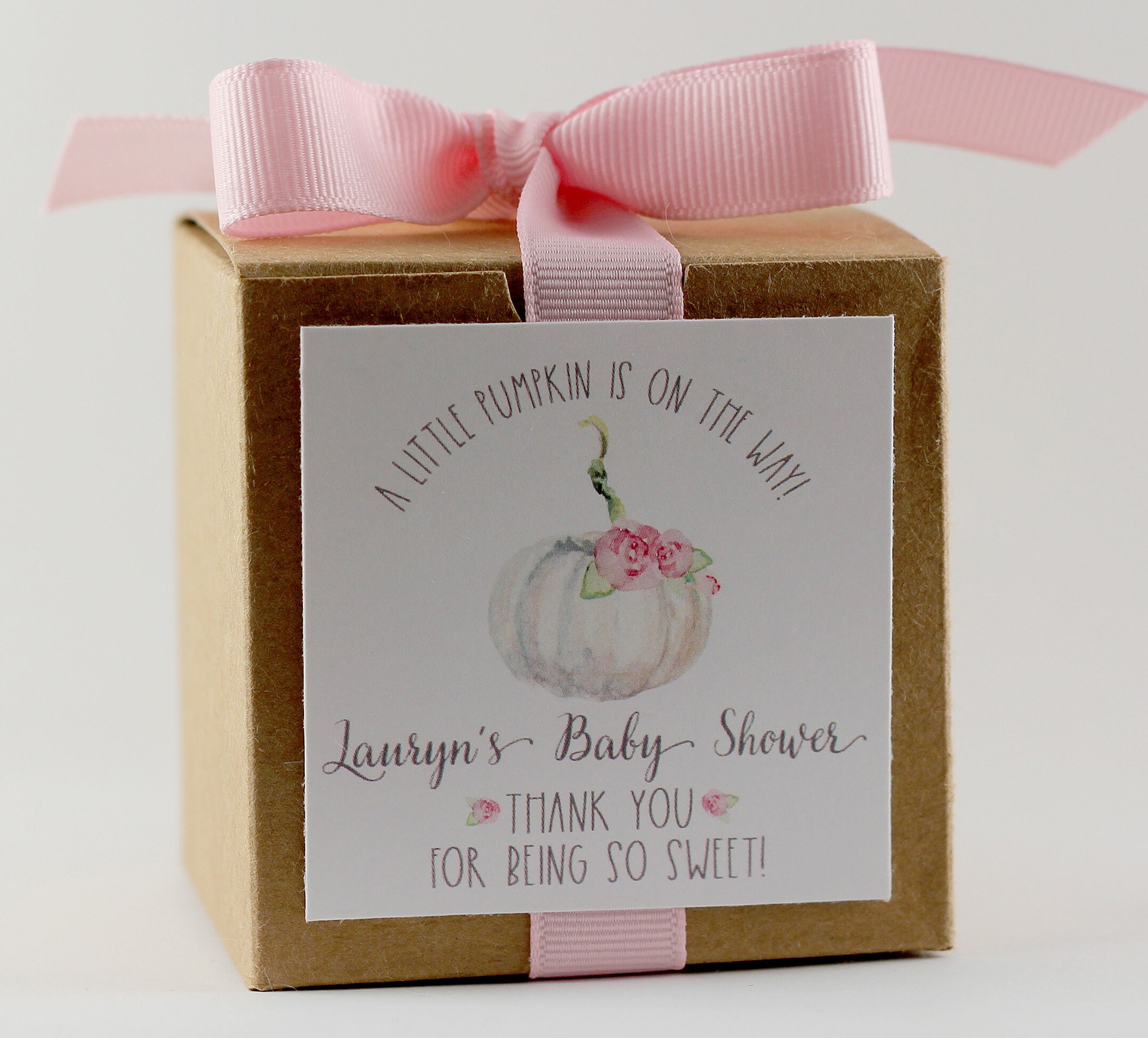 Baby Shower Favors Pumpkin Baby Shower Favor Fall Baby Etsy