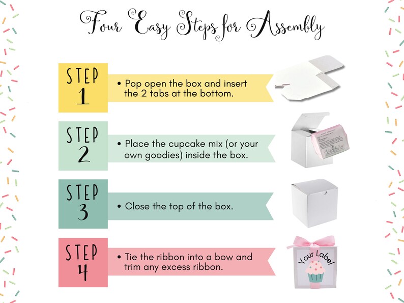 four easy steps for assembly