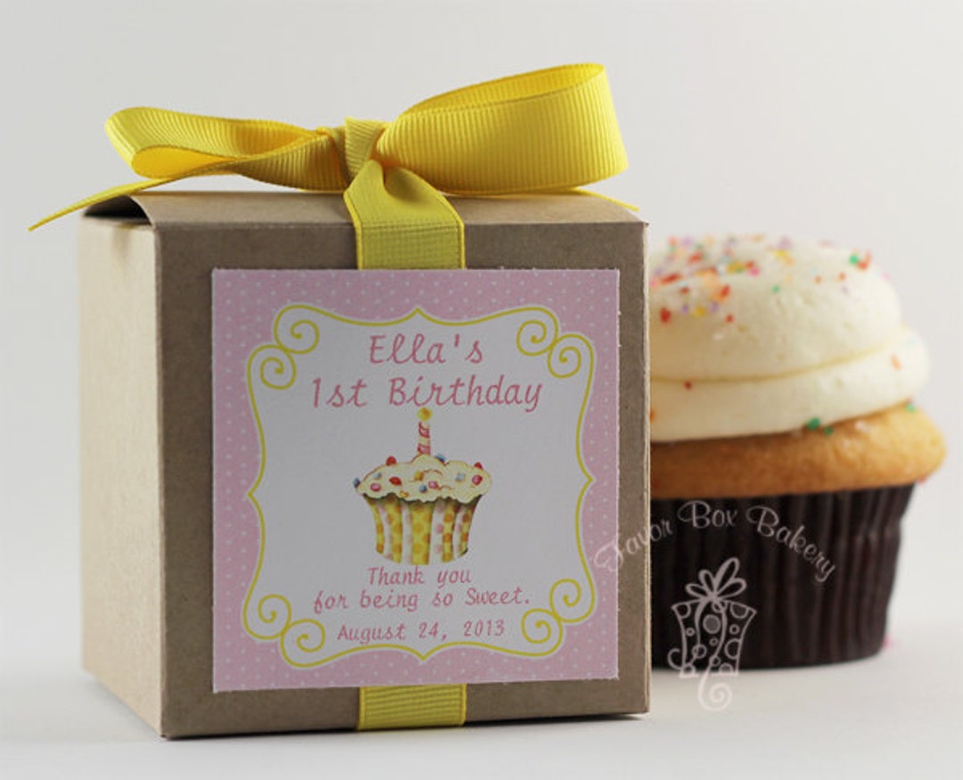 Cupcake Birthday Party Favors I Cupcake Party Favor I Birthday Etsy