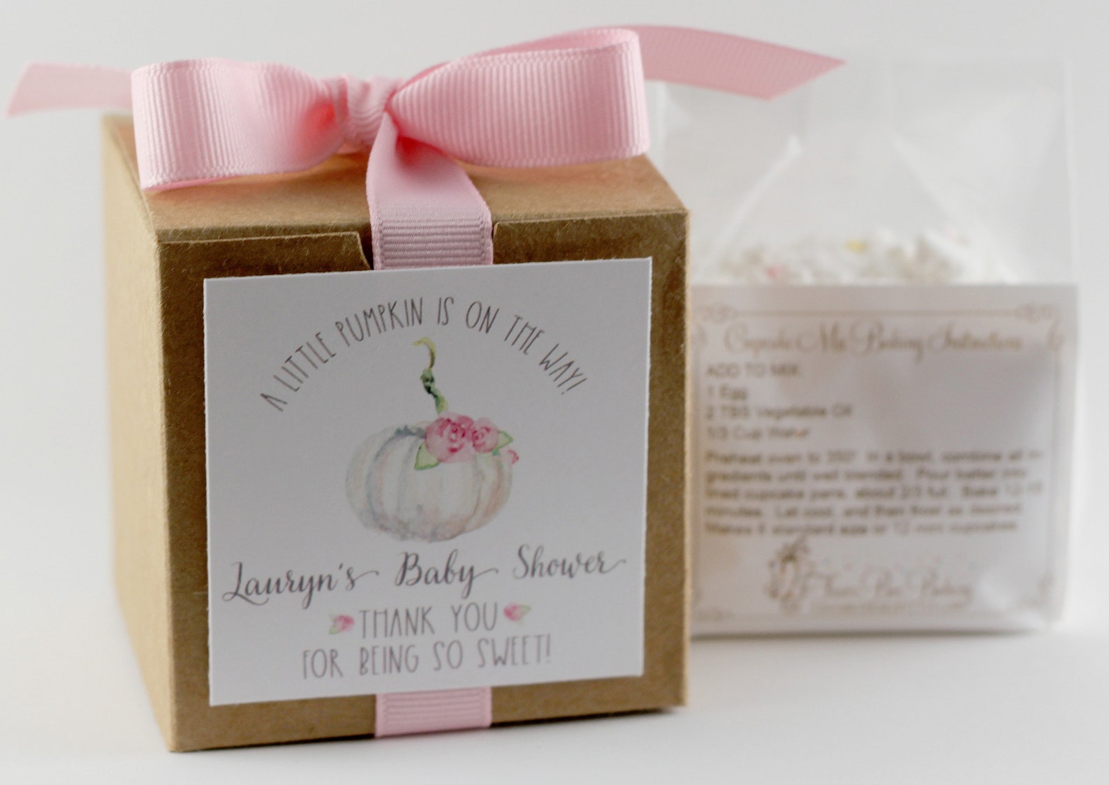 Baby Shower Favors Pumpkin Baby Shower Favor Fall Baby Etsy