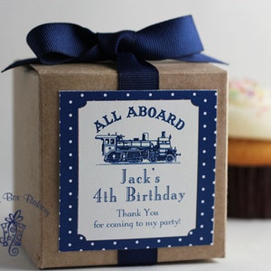 Train Party Favors  | Vintage Train Party | Birthday Party Favor | Choo Choo Train Party | Cupcake Mix | Train Label | Boy Party