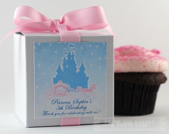 Princess Party Favors  | Disney Bridal Favor | Girl Party Favor | Disney Princess Party Favor | Cupcake Mix | Cupcake Favor Box