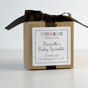 Baby Sprinkle Favors |Cupcake Baby Sprinkle | Couples Baby Shower | Cupcake Mix | Custom Label | Favor Box | Cupcake Box | Gender Neutral