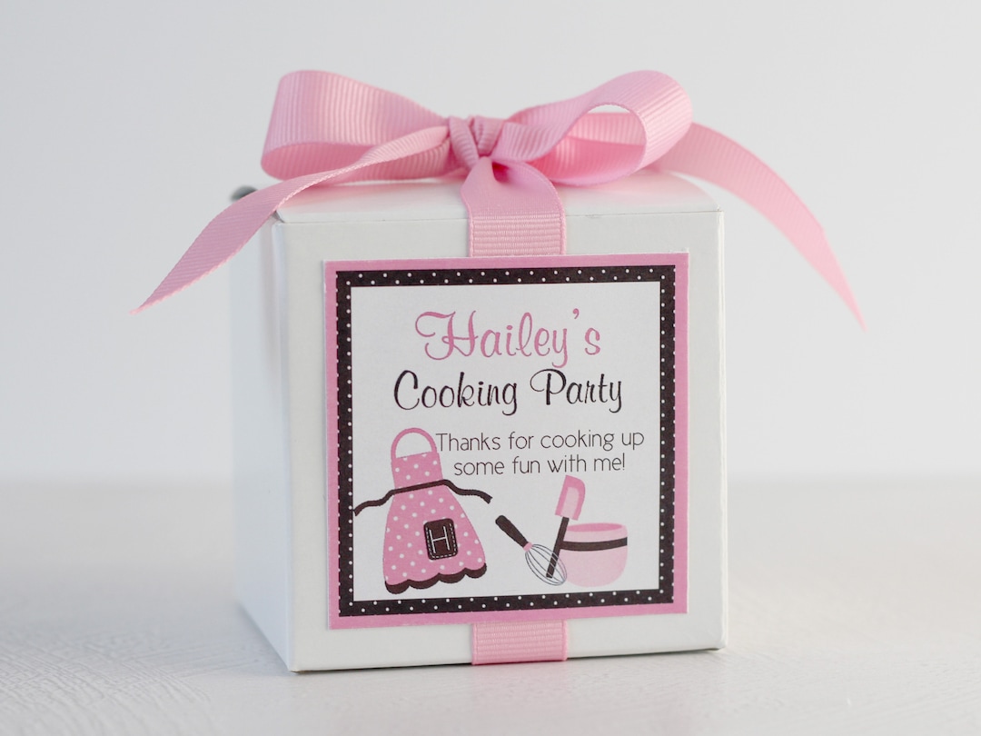 Cooking Party Favors | Baking Party Favor | Kids Baking Party | Custom ...