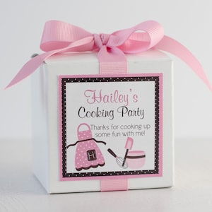 Cooking Party Favors  | Baking Party Favor | Kids Baking Party | Custom Label | Cupcake Mix | Baking Mix | Cupcake Party | Bakery