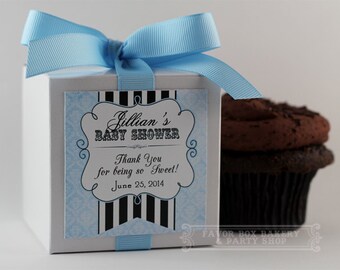 Baby Shower Favors | Baby Sprinkle Favor | Paris Baby Shower Favor | Bebe Shower | Cupcake Mix | Cupcake Box | Personalized Favors