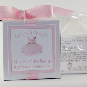 Birthday Party Favors  | Ballerina Party Favor | Ballerina Party | Girl Birthday Favor | Ballerina Birthday | 2nd Birthday | Two Cute Party