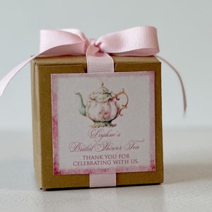 Girls Tea Party Birthday Favors | Bridal Tea Party Favor | Pink | Sage | Bridal Brunch | Cupcake Box | Cupcake Mix | Personalized Favors