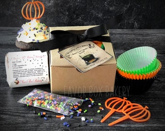 Halloween Baking Kit | DIY Cupcake Kit | Halloween Family Gift | Personalized | Witchy Gift | Trick or Treat Gift | DIY Baking | Kid Gift