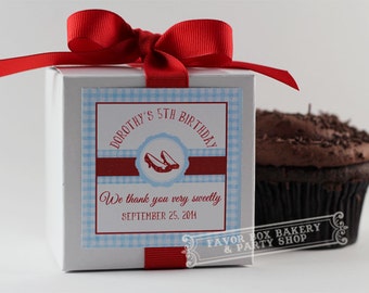 Wizard of Oz Favors  | Wizard of Oz Birthday | Wizard of Oz Party Favor | Cupcake Mix | Ruby Slippers | Personalized Favors