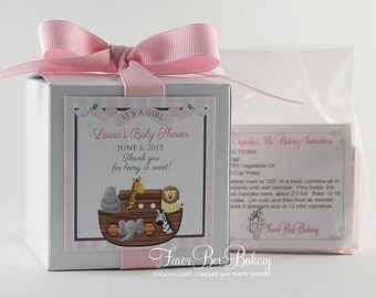 Baby Shower Favors+ | Baby Sprinkle | Noah's Ark Favor | Noah's Ark Shower | Personalized Favor | Cupcake Mix | Favor Box | Baptism
