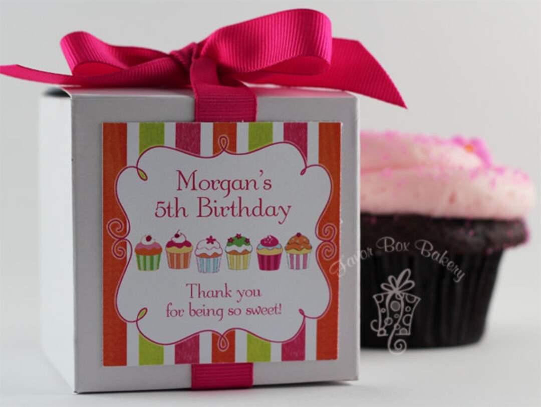 Cupcake Birthday Party Favors Cupcake Party Favor Birthday Party Favor