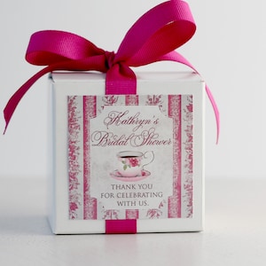 Girls Tea Party Birthday Favors | Bridal Tea Party Favor | Tea Party Favor | Bridal Brunch | Cupcake Box | Cupcake Mix | Personalized Favors