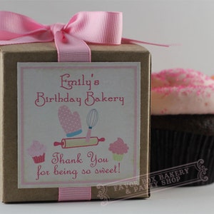 Birthday Party Favors  | Kids Party Favor | Baking Party Favor | Cooking Party Favor | Cupcake Mix | Baking Party | Favor Box