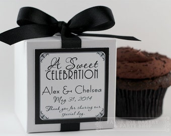 Wedding Favors  | Personalized Wedding Favor | Couples Shower Favor | Engagement Party Favor | Cupcake Mix | Custom Label | Gatsby