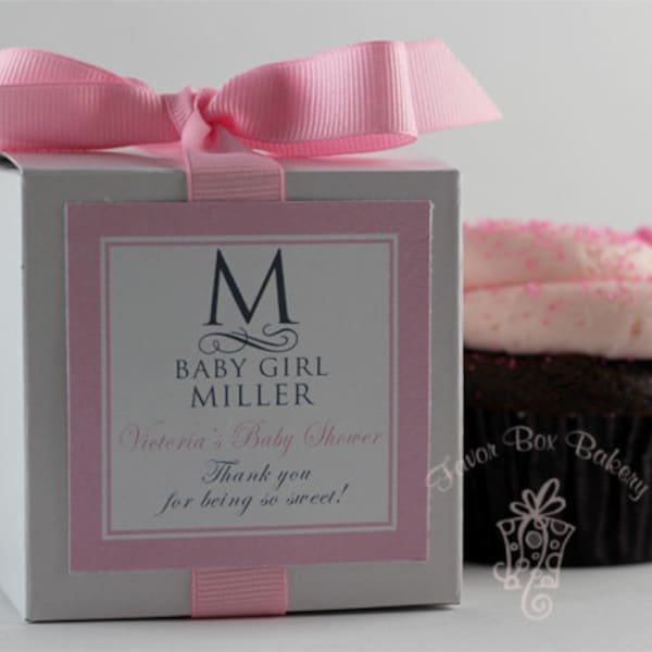 Monogram Wedding Favors  | Monogram Bridal Shower Favor | Personalized Favors | Baby Shower Favor | Engagement Favor | Cupcake Mix