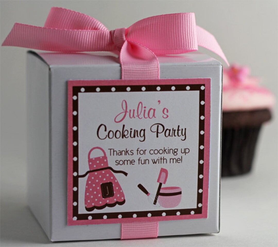 Cooking Party Favors Baking Party Favor Kids Baking Party Custom Label ...