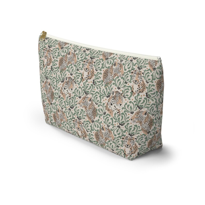 Mahjong Tiles Storage Bag Leopard Print Neutral Leopards Safari Pattern image 10