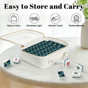 American Mahjong Tile Set with Jokers MCM Mid Century Modern Abstract Art - Tiles Only image 4