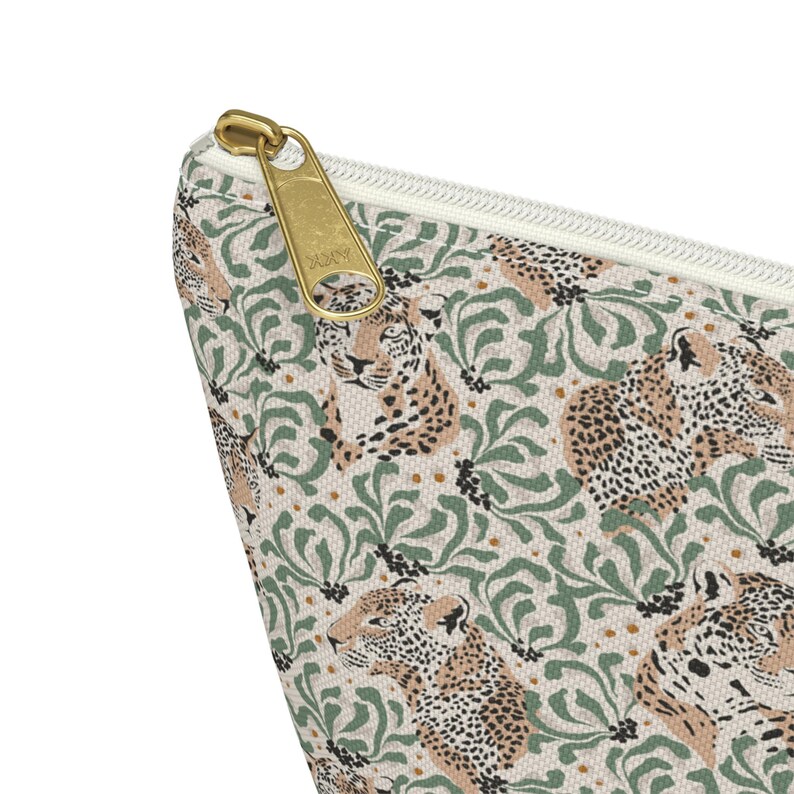Mahjong Tiles Storage Bag Leopard Print Neutral Leopards Safari Pattern image 9